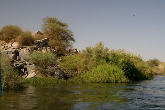 We take a closer look at life on Nile River on MAY 27, 2008, while having a felucca sailboat ride from Aswan to Elephantine Island and to a nubian village.