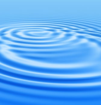 Rippled water waves illustration background