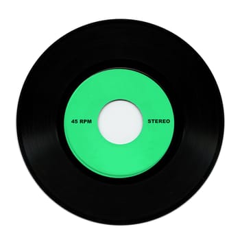 Vinyl record music recording support