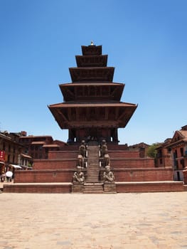 Sacred pagoda at the Durbar Square, Bhaktapur, Nepal