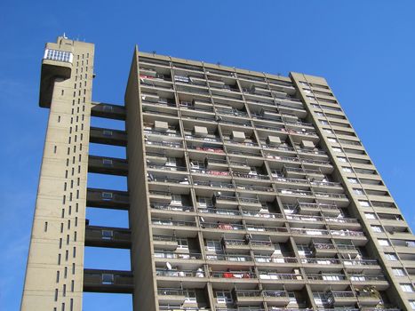 Trellick Tower in London iconic sixties new brutalism architecture