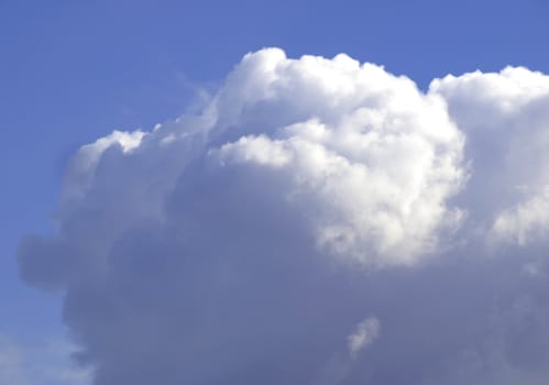 Blue sky with clouds background