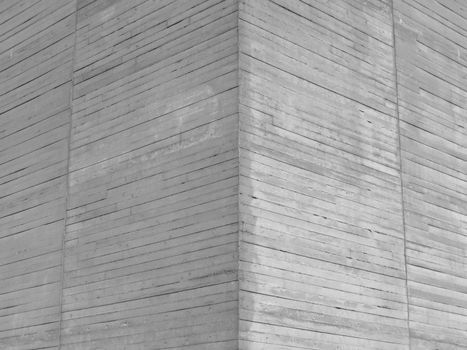 Detail of concrete formworks at Royal National Theatre in London iconic sixties seventies new brutalism architecture