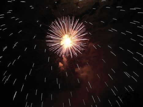 Fireworks pirotechnics illuminations