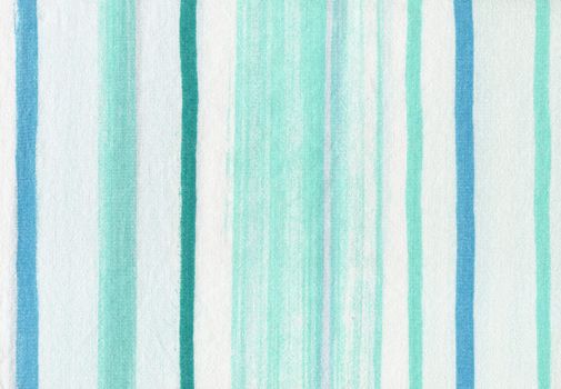 Green striped fabric