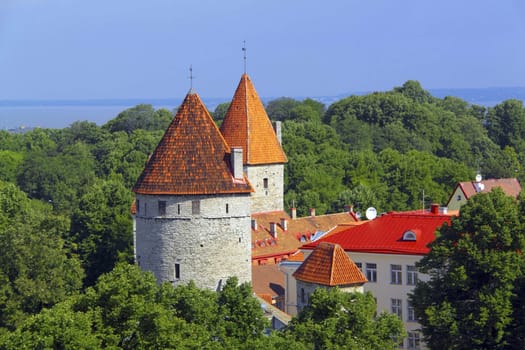 Towers of Tallinn,Estonia