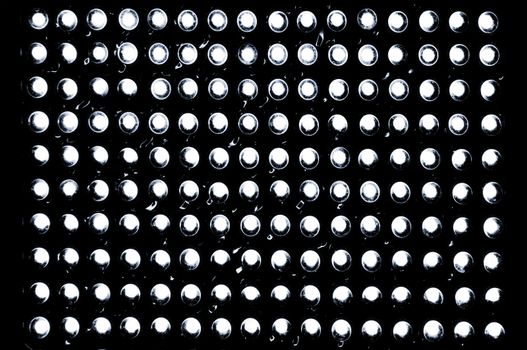 Led screen blue colored effect lamp to illuminate at night
