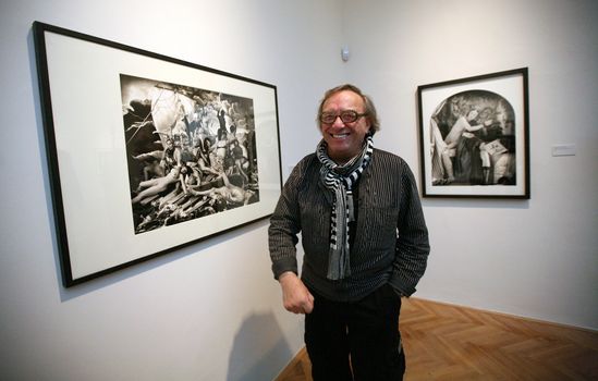 BRNO, CZECH REPUBLIC, SEPT. - 30: American photographer Joel Peter Witkin opens his exposition in Brno Art House, on Thursday, Sept. 30, 2010.