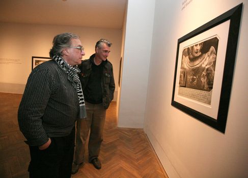 BRNO, CZECH REPUBLIC, SEPT. - 30: American photographer Joel Peter Witkin opens his exposition in Brno Art House, on Thursday, Sept. 30, 2010.