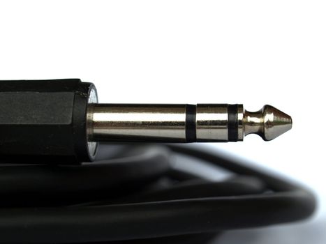 Stereo audio jack plug for cables used in music recording studio and live music event