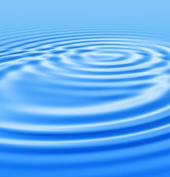 Rippled water waves illustration background