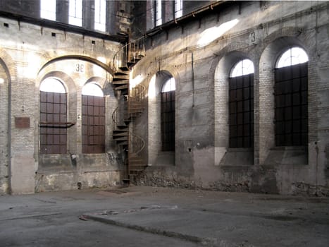 Abandoned factory industrial archeology architecture