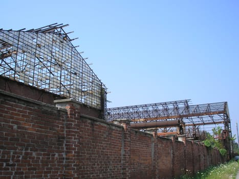 Abandoned factory industrial archeology architecture