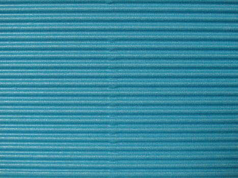 Blue corrugated cardboard sheet background