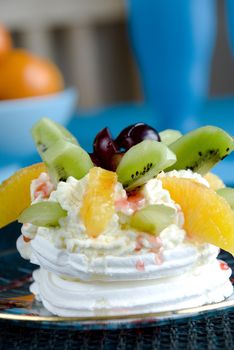 Fruit Pavlova