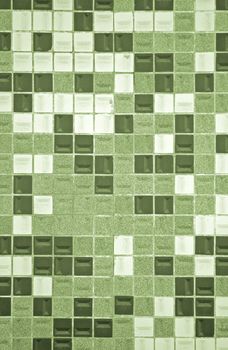 Tile texture background of bathroom or swimming pool tiles on wall