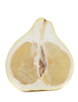 pomelo citrus fruit isolated on white background
