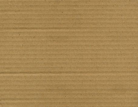 Brown corrugated cardboard sheet background