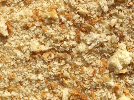 Breadcrumbs food background