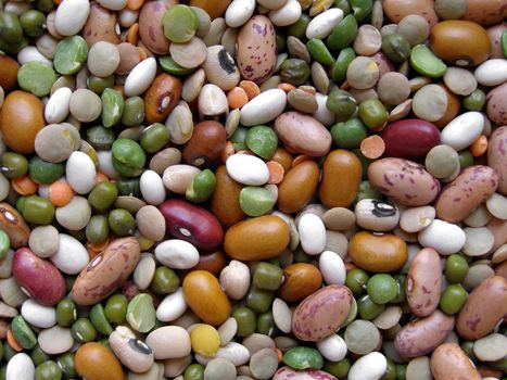 Beans soup salad