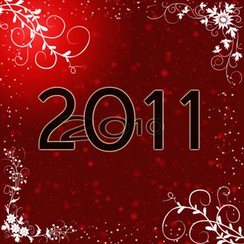 New Year holiday background illustration can be used as a greeting card