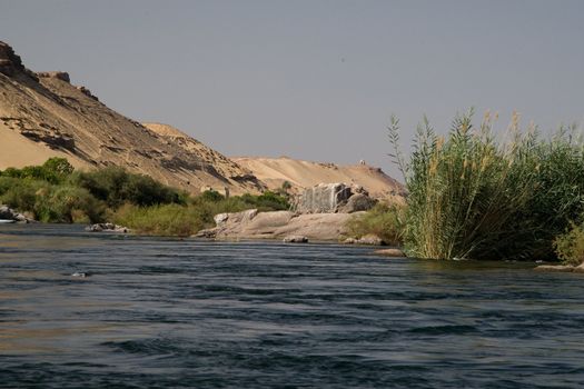 We take a closer look at life on Nile River on MAY 27, 2008, while having a felucca sailboat ride from Aswan to Elephantine Island and to a nubian village.