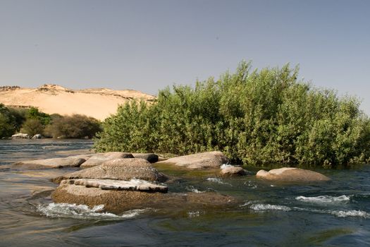 We take a closer look at life on Nile River on MAY 27, 2008, while having a felucca sailboat ride from Aswan to Elephantine Island and to a nubian village.