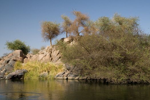 We take a closer look at life on Nile River on MAY 27, 2008, while having a felucca sailboat ride from Aswan to Elephantine Island and to a nubian village.