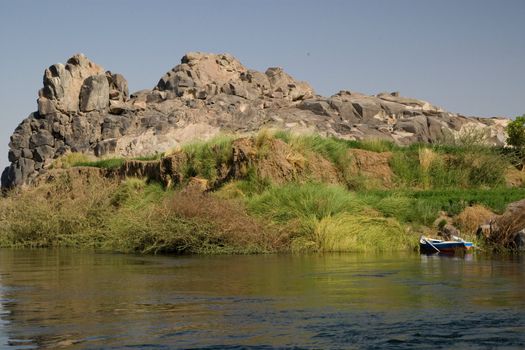 We take a closer look at life on Nile River on MAY 27, 2008, while having a felucca sailboat ride from Aswan to Elephantine Island and to a nubian village.