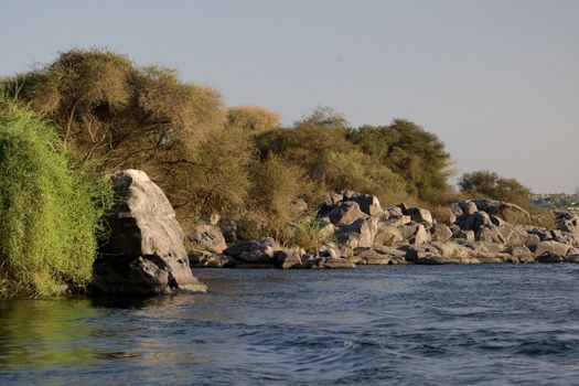 We take a closer look at life on Nile River on MAY 27, 2008, while having a felucca sailboat ride from Aswan to Elephantine Island and to a nubian village.