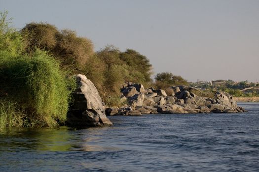 We take a closer look at life on Nile River on MAY 27, 2008, while having a felucca sailboat ride from Aswan to Elephantine Island and to a nubian village.