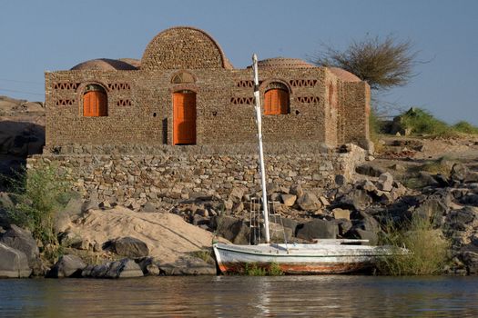 We take a closer look at life on Nile River on MAY 27, 2008, while having a felucca sailboat ride from Aswan to Elephantine Island and to a nubian village.