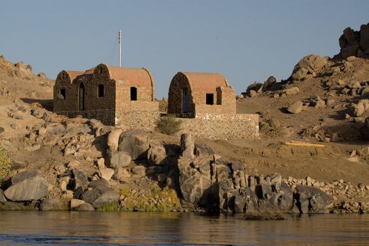 We take a closer look at life on Nile River on MAY 27, 2008, while having a felucca sailboat ride from Aswan to Elephantine Island and to a nubian village.