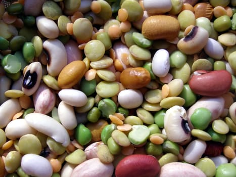 Beans soup salad
