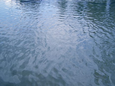 Blue sea water background