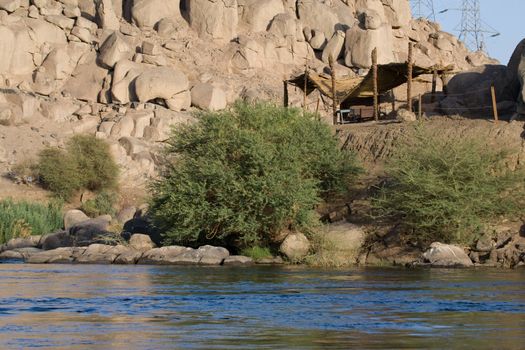 We take a closer look at life on Nile River on MAY 27, 2008, while having a felucca sailboat ride from Aswan to Elephantine Island and to a nubian village.