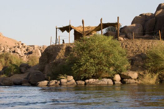 We take a closer look at life on Nile River on MAY 27, 2008, while having a felucca sailboat ride from Aswan to Elephantine Island and to a nubian village.