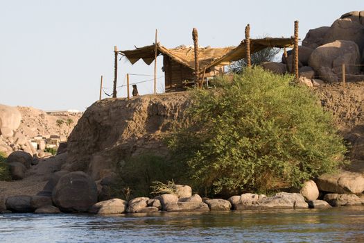 We take a closer look at life on Nile River on MAY 27, 2008, while having a felucca sailboat ride from Aswan to Elephantine Island and to a nubian village.