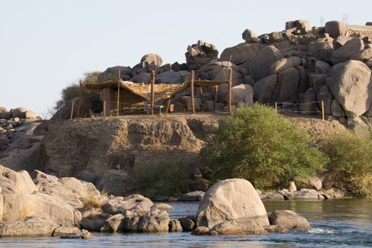 We take a closer look at life on Nile River on MAY 27, 2008, while having a felucca sailboat ride from Aswan to Elephantine Island and to a nubian village.