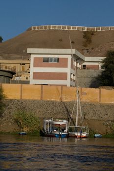 We take a closer look at life on Nile River on MAY 27, 2008, while having a felucca sailboat ride from Aswan to Elephantine Island and to a nubian village.