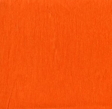 Sheet of rippled orange paper