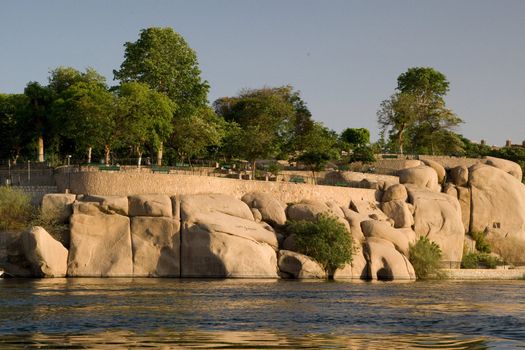 We take a closer look at life on Nile River on MAY 27, 2008, while having a felucca sailboat ride from Aswan to Elephantine Island and to a nubian village.