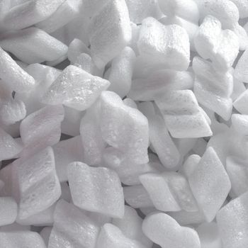 Expanded polystyrene beads for packaging background