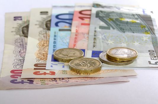 Euro and Pounds