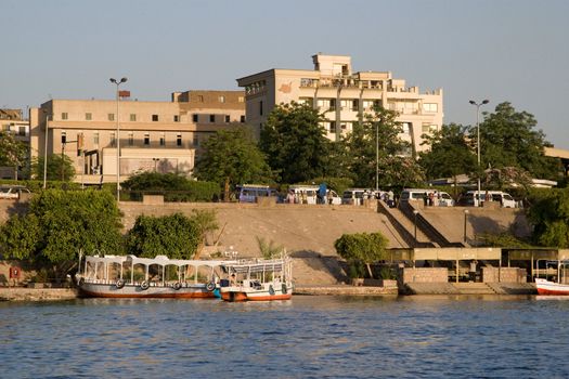 We take a closer look at life on Nile River on MAY 27, 2008, while having a felucca sailboat ride from Aswan to Elephantine Island and to a nubian village.