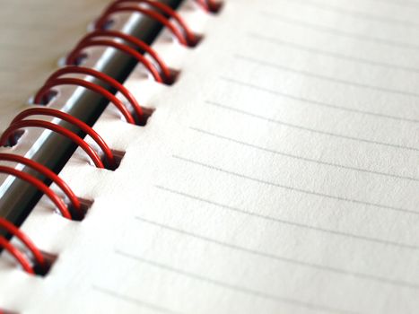 Notebook note pad page