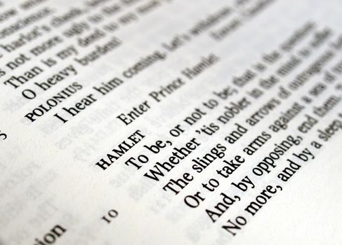 Shakespeare's Hamlet To be or not to be