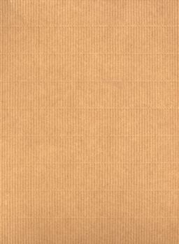 Brown corrugated cardboard sheet background