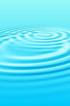 Rippled water circle waves background