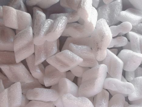 Expanded polystyrene beads for packaging background